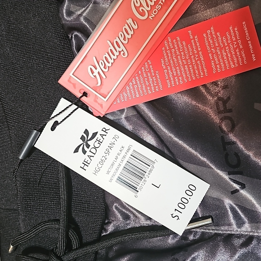 Victory‎ Lap Nipsey Hussle Satin Pants Size Large NWT - Picture 4 of 7